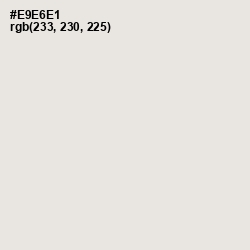 #E9E6E1 - Ebb Color Image