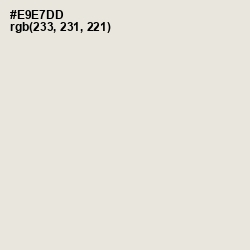 #E9E7DD - White Rock Color Image