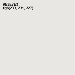#E9E7E3 - Ebb Color Image