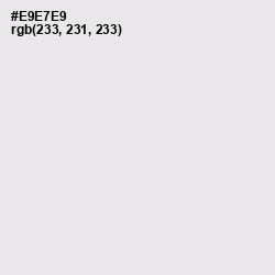 #E9E7E9 - Mercury Color Image