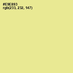 #E9E893 - Primrose Color Image