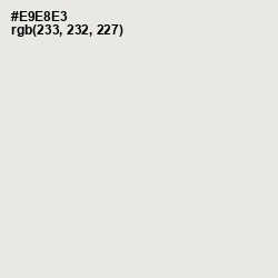 #E9E8E3 - Green White Color Image