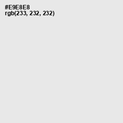 #E9E8E8 - Cararra Color Image