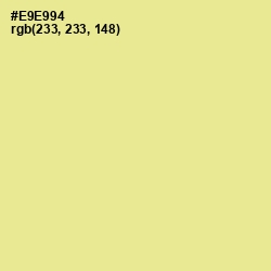 #E9E994 - Primrose Color Image
