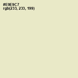 #E9E9C7 - Aths Special Color Image