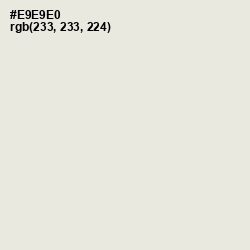 #E9E9E0 - Green White Color Image
