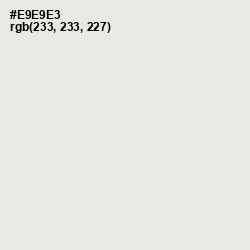 #E9E9E3 - Green White Color Image