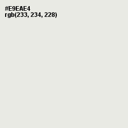 #E9EAE4 - Green White Color Image