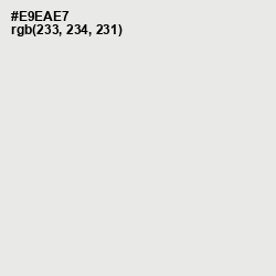 #E9EAE7 - Green White Color Image