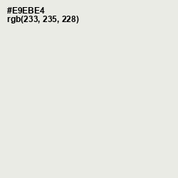 #E9EBE4 - Green White Color Image