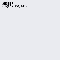 #E9EBF1 - Athens Gray Color Image