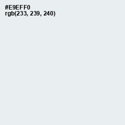 #E9EFF0 - Gin Color Image