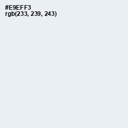 #E9EFF3 - Athens Gray Color Image