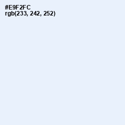 #E9F2FC - Solitude Color Image