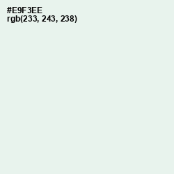 #E9F3EE - Panache Color Image