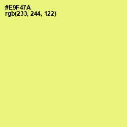 #E9F47A - Manz Color Image