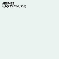 #E9F4EE - Panache Color Image