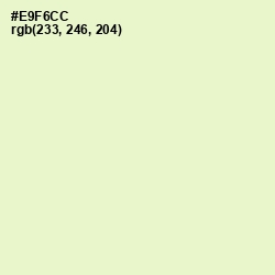 #E9F6CC - Tahuna Sands Color Image