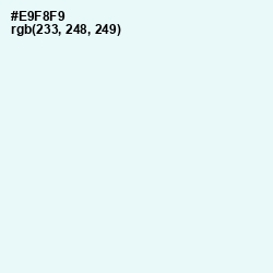 #E9F8F9 - Clear Day Color Image