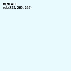 #E9FAFF - Dew Color Image