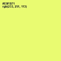 #E9FB71 - Manz Color Image