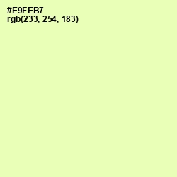 #E9FEB7 - Tidal Color Image