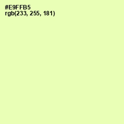 #E9FFB5 - Tidal Color Image