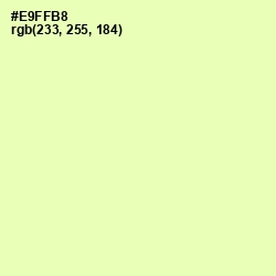 #E9FFB8 - Australian Mint Color Image