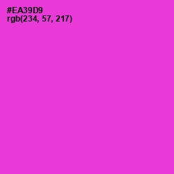 #EA39D9 - Razzle Dazzle Rose Color Image