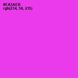#EA3AEB - Razzle Dazzle Rose Color Image