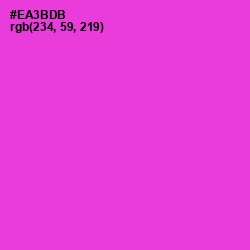 #EA3BDB - Razzle Dazzle Rose Color Image