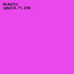 #EA47EC - Pink Flamingo Color Image