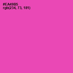 #EA49B5 - Brilliant Rose Color Image