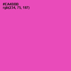 #EA4BBB - Brilliant Rose Color Image