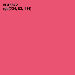 #EA5372 - Mandy Color Image