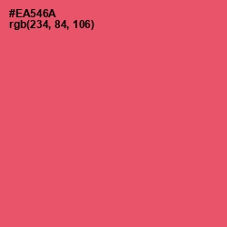 #EA546A - Mandy Color Image
