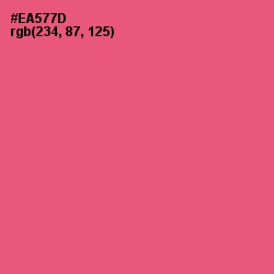 #EA577D - Wild Watermelon Color Image