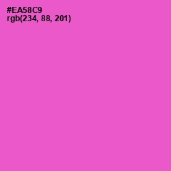 #EA58C9 - Orchid Color Image