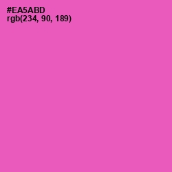 #EA5ABD - Brilliant Rose Color Image