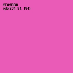 #EA5BB8 - Brilliant Rose Color Image