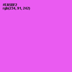 #EA5BF2 - Pink Flamingo Color Image