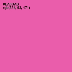 #EA5DAB - Brilliant Rose Color Image