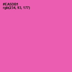 #EA5DB1 - Brilliant Rose Color Image