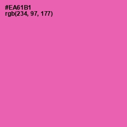 #EA61B1 - Hot Pink Color Image