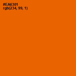 #EA6301 - Clementine Color Image