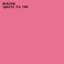 #EA7092 - Deep Blush Color Image