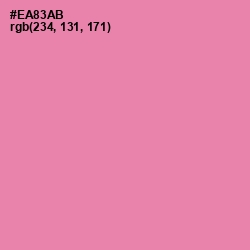 #EA83AB - Carissma Color Image