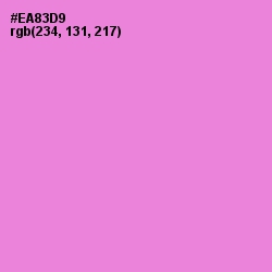 #EA83D9 - Light Orchid Color Image