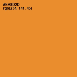 #EA8D2D - Carrot Orange Color Image
