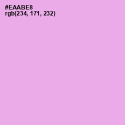 #EAABE8 - Lavender Rose Color Image